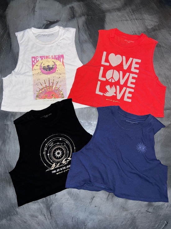 Spiritual Gangster Tops - Spiritual Gangster Callie Crop Tank Lot - Sz Medium